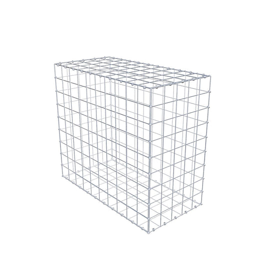 Gabion 100 cm x 90 cm x 50 cm (L x H x D), mesh size 10 x 10 cm, spiral ring