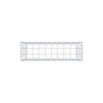 Gabion 100 cm x 80 cm x 30 cm (L x H x D), maskstorlek 10 x 10 cm, spiralring