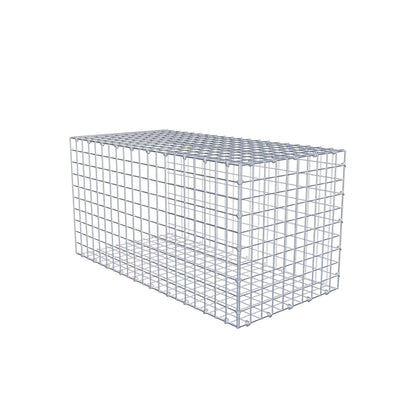 Anbaugabione Typ 2 100 cm x 50 cm x 50 cm (L x H x T), Maschenweite 5 cm x 5 cm, C-Ring