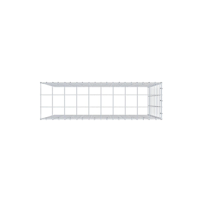 Gavión adicional tipo 4 100 cm x 90 cm x 30 cm (L x A x P), malla 10 cm x 10 cm, anillo en C