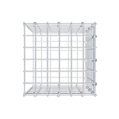 Extra gabion typ 2 30 cm x 30 cm x 30 cm (L x H x D), maskstorlek 5 cm x 5 cm, C-ring