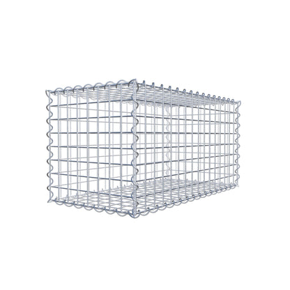 Gabbione 80 cm x 40 cm x 40 cm (L x H x P), maglia 5 cm x 5 cm, spirale