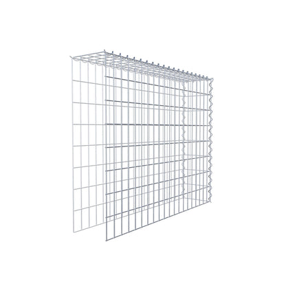 Anbaugabione Typ 4 100 cm x 80 cm x 20 cm (L x H x T), Maschenweite 5 cm x 10 cm, Spirale