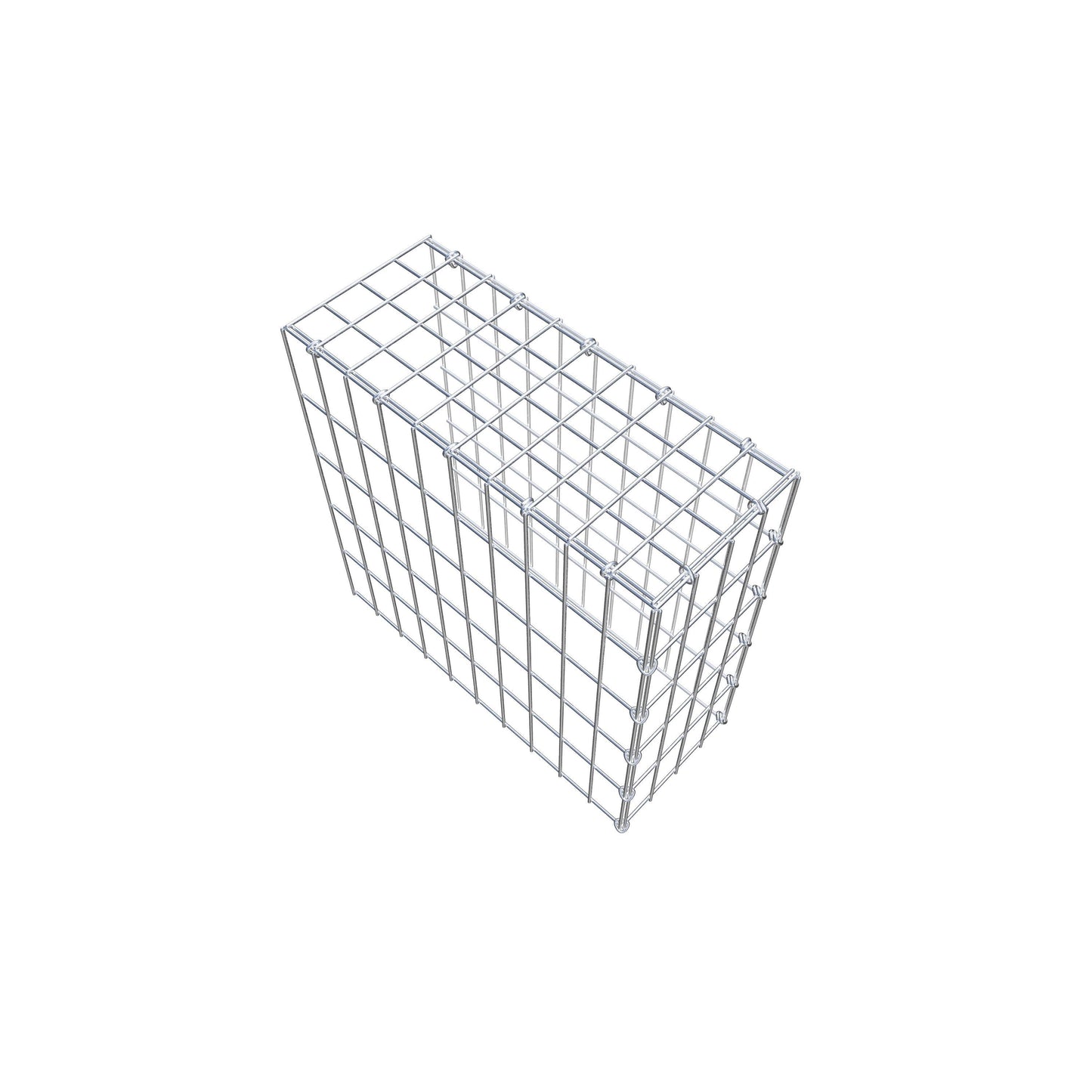 Add-on schanskorf type 4 50 cm x 50 cm x 20 cm (L x H x D), maaswijdte 5 cm x 10 cm, C-ring