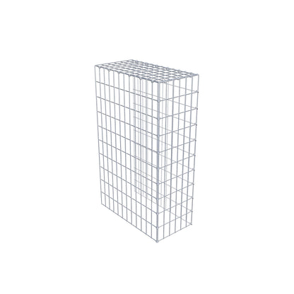 Gabbione aggiuntivo tipo 4 100 cm x 60 cm x 30 cm (L x H x P), maglia 5 cm x 10 cm, anello a C
