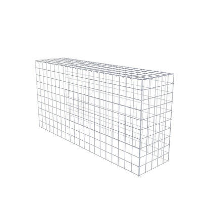 Fourche rapportée type 4 200 cm x 100 cm x 50 cm (L x H x P), mailles 10 cm x 10 cm, anneau en C