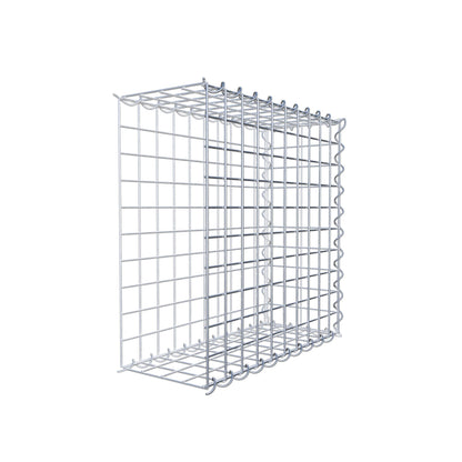 Anbaugabione Typ 2 50 cm x 50 cm x 20 cm (L x H x T), Maschenweite 5 cm x 5 cm, Spirale