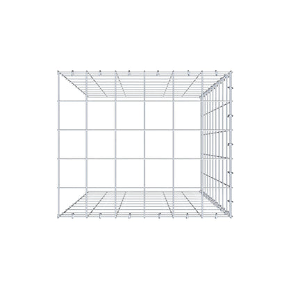 Gavión adicional tipo 4 100 cm x 60 cm x 50 cm (L x A x P), malla 10 cm x 10 cm, anillo en C