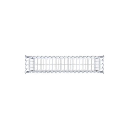 Gabion 100 cm x 90 cm x 20 cm (L x H x D), maskstorlek 5 cm x 10 cm, spiral