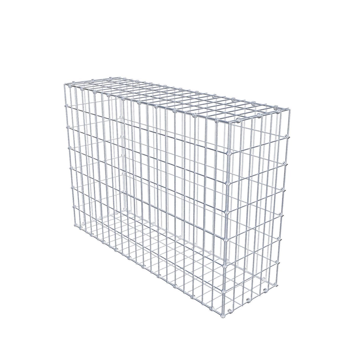 Schanskorf 100 cm x 70 cm x 30 cm (L x H x D), maaswijdte 5 x 10 cm, spiraalring