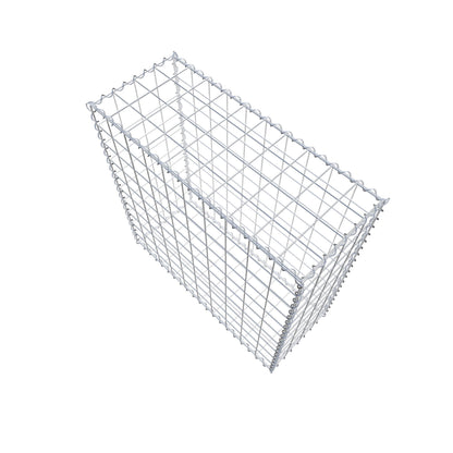 Gabbione 100 cm x 100 cm x 40 cm (L x H x P), maglia 10 cm x 10 cm, spirale