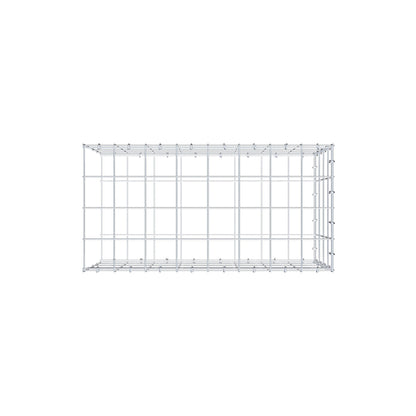 Monteret gabion type 2 80 cm x 40 cm x 40 cm (L x H x D), maskestørrelse 10 cm x 10 cm, C-ring