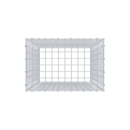 Fourche rapportée type 3 100 cm x 60 cm x 40 cm (L x H x P), mailles 5 cm x 5 cm, anneau C