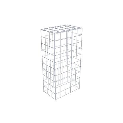 Anbaugabione Typ 3 100 cm x 30 cm x 50 cm (L x H x T), Maschenweite 10 cm x 10 cm, C-Ring