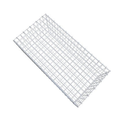 Gabion 100 cm x 40 cm x 50 cm (L x H x D), maskestørrelse 5 cm x 10 cm, C-ring