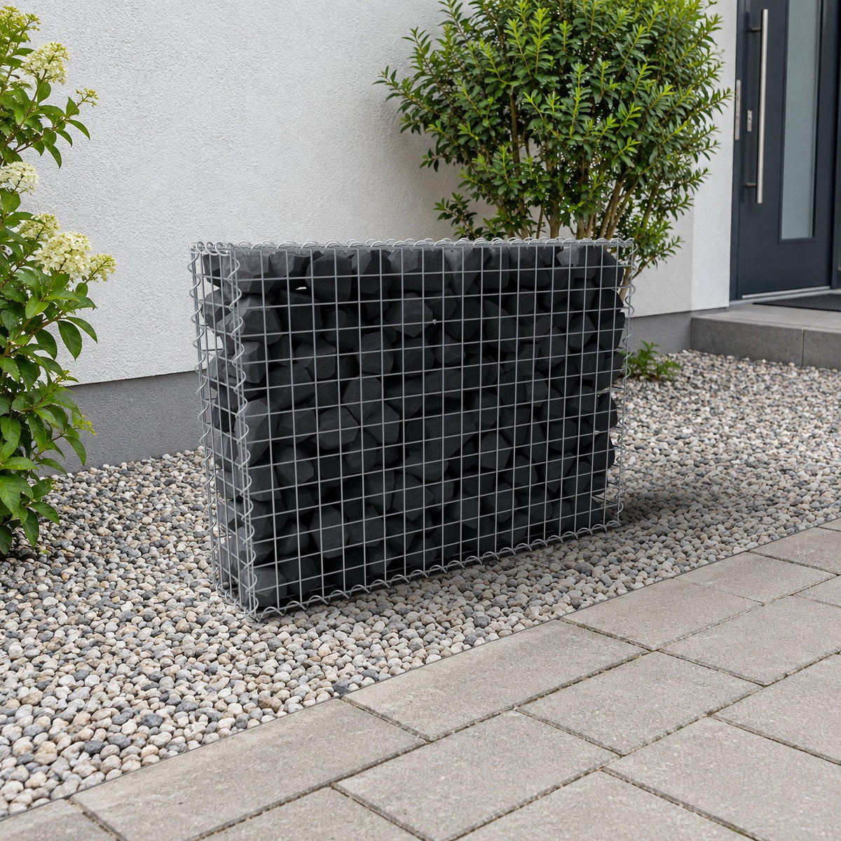 Gabion 100 cm x 70 cm x 20 cm (L x H x D), maskestørrelse 5 cm x 5 cm, spiral