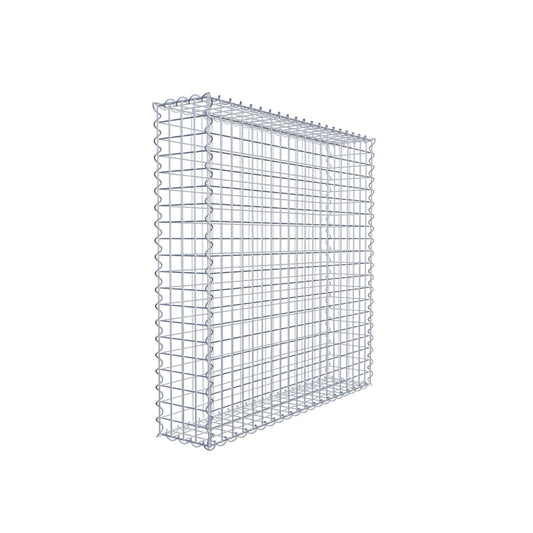 2er Set Gabionen 100 cm x 100 cm x 20 cm (L x H x T), Maschenweite 5 x 5 cm, Spirale