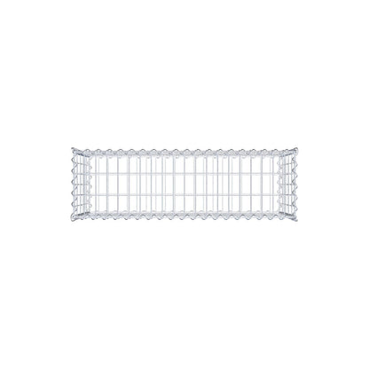 Lot de 2 gabions 100 cm x 50 cm x 30 cm (L x H x P), mailles 5 x 10 cm, spirale