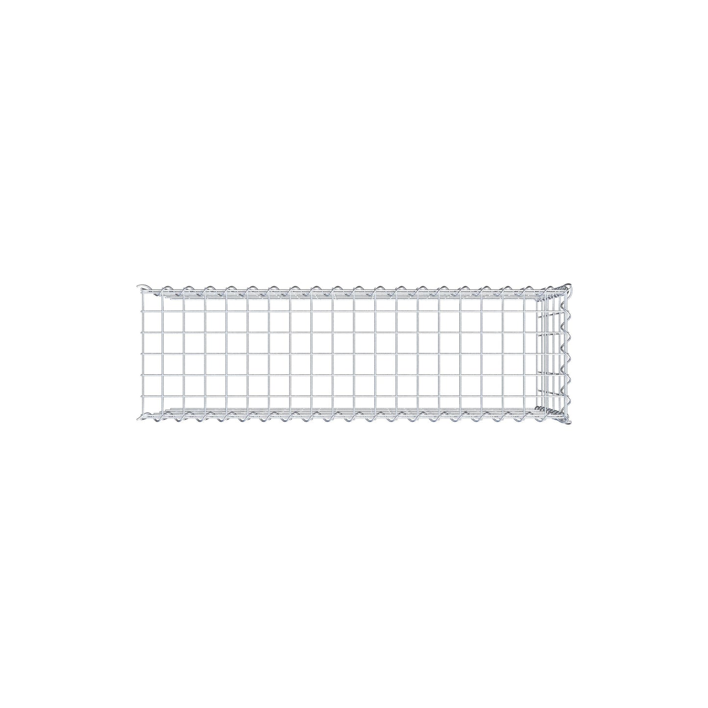 Påväxt gabion typ 4 100 cm x 50 cm x 30 cm (L x H x D), maskstorlek 5 cm x 10 cm, spiral