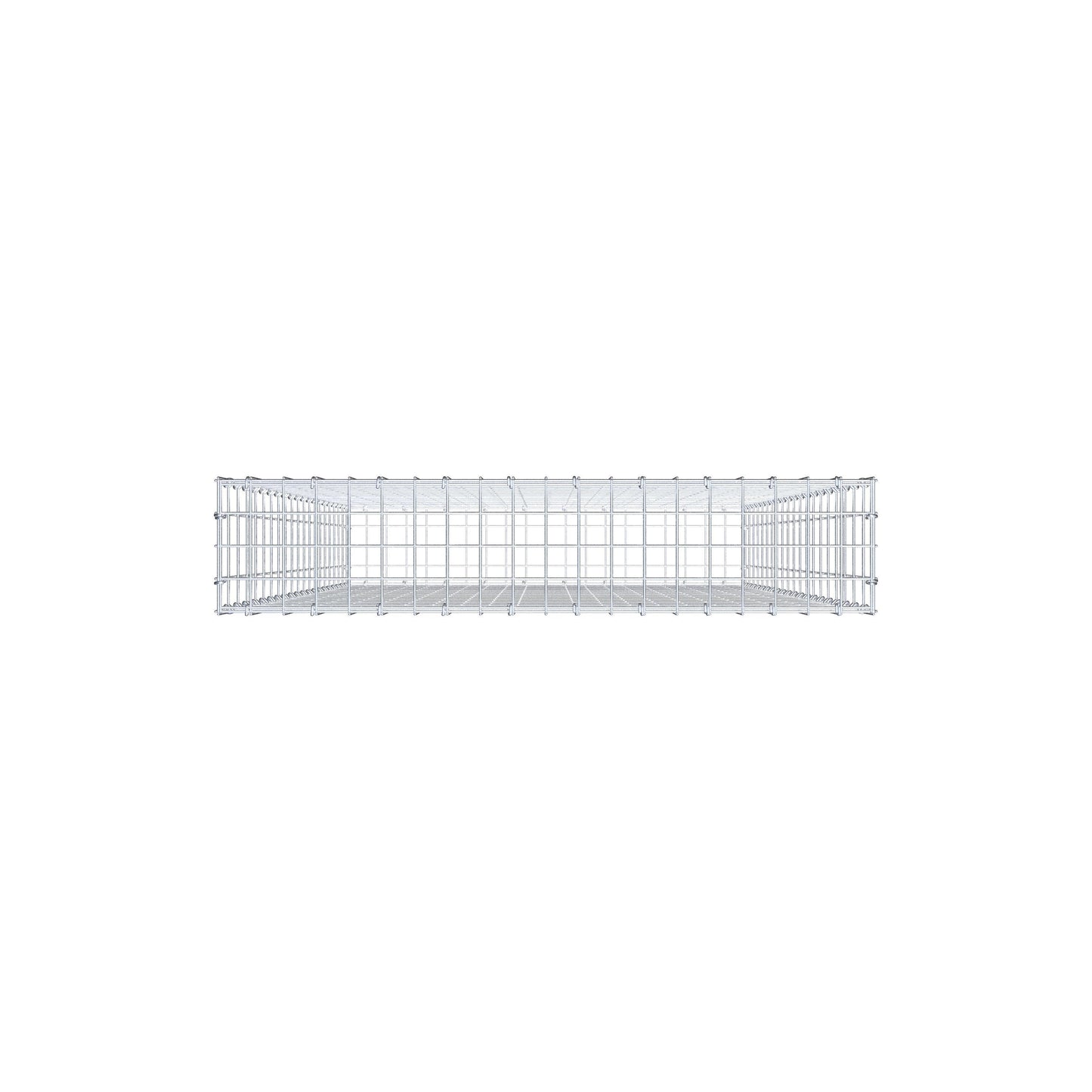 Gabion 200 cm x 100 cm x 20 cm (L x H x D), maskstorlek 5 cm x 10 cm, C-ring