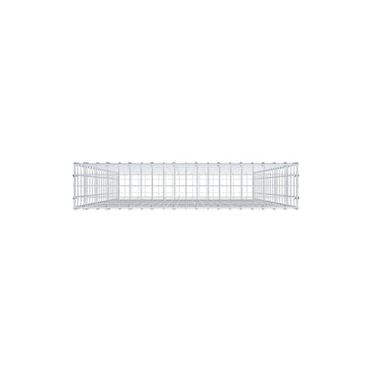 Gabion 200 cm x 100 cm x 20 cm (L x H x D), maskstorlek 5 cm x 10 cm, C-ring