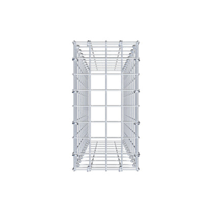 Gabbione aggiuntivo di tipo 3 100 cm x 20 cm x 40 cm (L x H x P), maglia 5 cm x 10 cm, anello a C