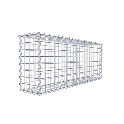 2er Set Gabionen 100 cm x 40 cm x 20 cm (L x H x T), Maschenweite 5 x 5 cm, Spirale