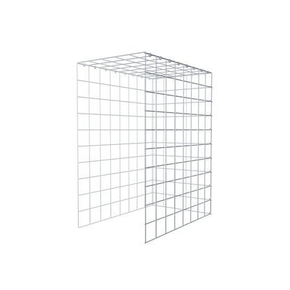 Fourche rapportée type 4 100 cm x 80 cm x 50 cm (L x H x P), mailles 10 cm x 10 cm, anneau C