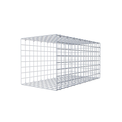 Fourche rapportée type 2 80 cm x 40 cm x 40 cm (L x H x P), mailles 5 cm x 5 cm, anneau C