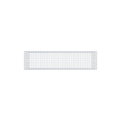 Gabion 200 cm x 100 cm x 50 cm (L x H x P), mailles 5 cm x 10 cm, anneau en C