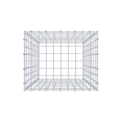 Anbaugabione Typ 3 100 cm x 50 cm x 40 cm (L x H x T), Maschenweite 5 cm x 10 cm, C-Ring