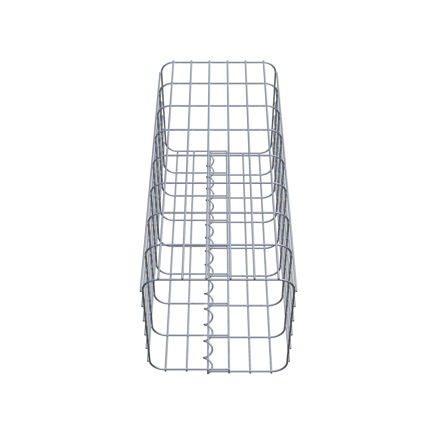 Gabionensäule eckig 32 cm x 32 cm, 80 cm Höhe, MW 5 cm x 10 cm