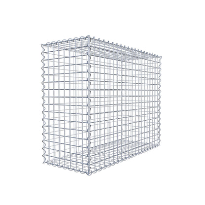 Gabion 100 cm x 80 cm x 40 cm (L x H x D), mesh size 5 cm x 5 cm, spiral