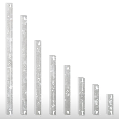 Post 40 x 60 mm (for post base / for dowel installation) Length: 120 cm