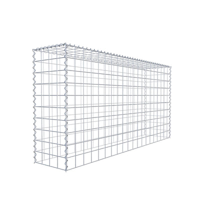 Anbaugabione Typ 3 200 cm x 100 cm x 40 cm (L x H x T), Maschenweite 10 cm x 10 cm, Spirale