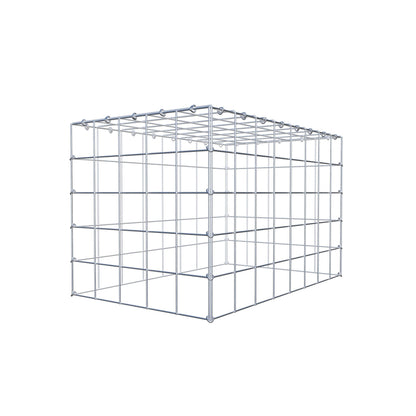 Anbaugabione Typ 3 80 cm x 50 cm x 50 cm (L x H x T), Maschenweite 10 cm x 10 cm, C-Ring