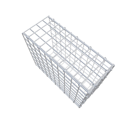 Fourche rapportée type 2 50 cm x 40 cm x 20 cm (L x H x P), mailles 5 cm x 5 cm, anneau C