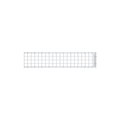 Mounted gabion type 4 100 cm x 20 cm x 20 cm (L x H x D), mesh size 5 cm x 5 cm, C-ring