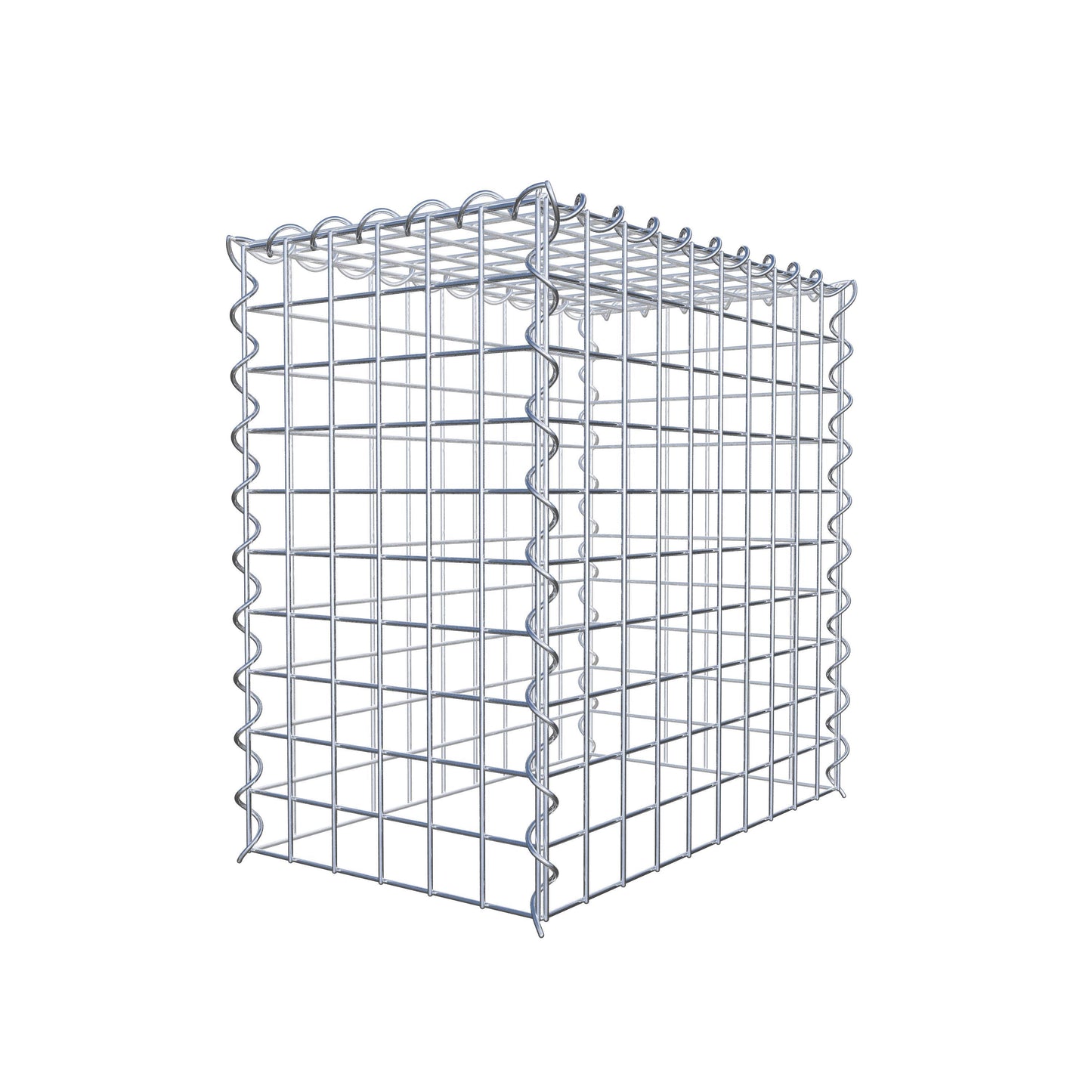 Gavión adicional tipo 3 50 cm x 50 cm x 30 cm (L x A x P), malla 5 cm x 5 cm, en espiral