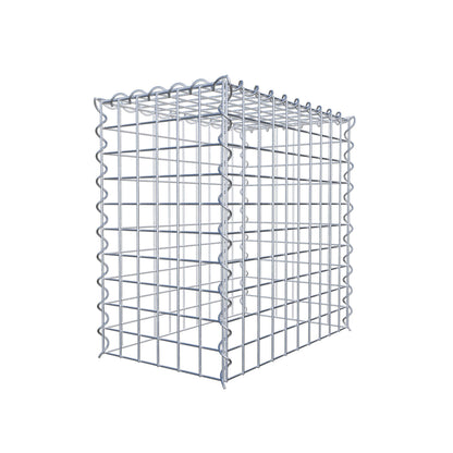 Gavión adicional tipo 3 50 cm x 50 cm x 30 cm (L x A x P), malla 5 cm x 5 cm, en espiral