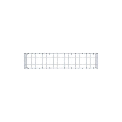 Anbaugabione Typ 3 100 cm x 20 cm x 20 cm (L x H x T), Maschenweite 5 cm x 5 cm, C-Ring