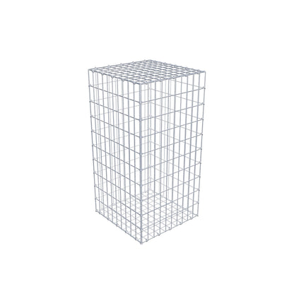 Gabione 100 cm x 50 cm x 50 cm (L x H x T), Maschenweite 5 cm x 10 cm, C-Ring