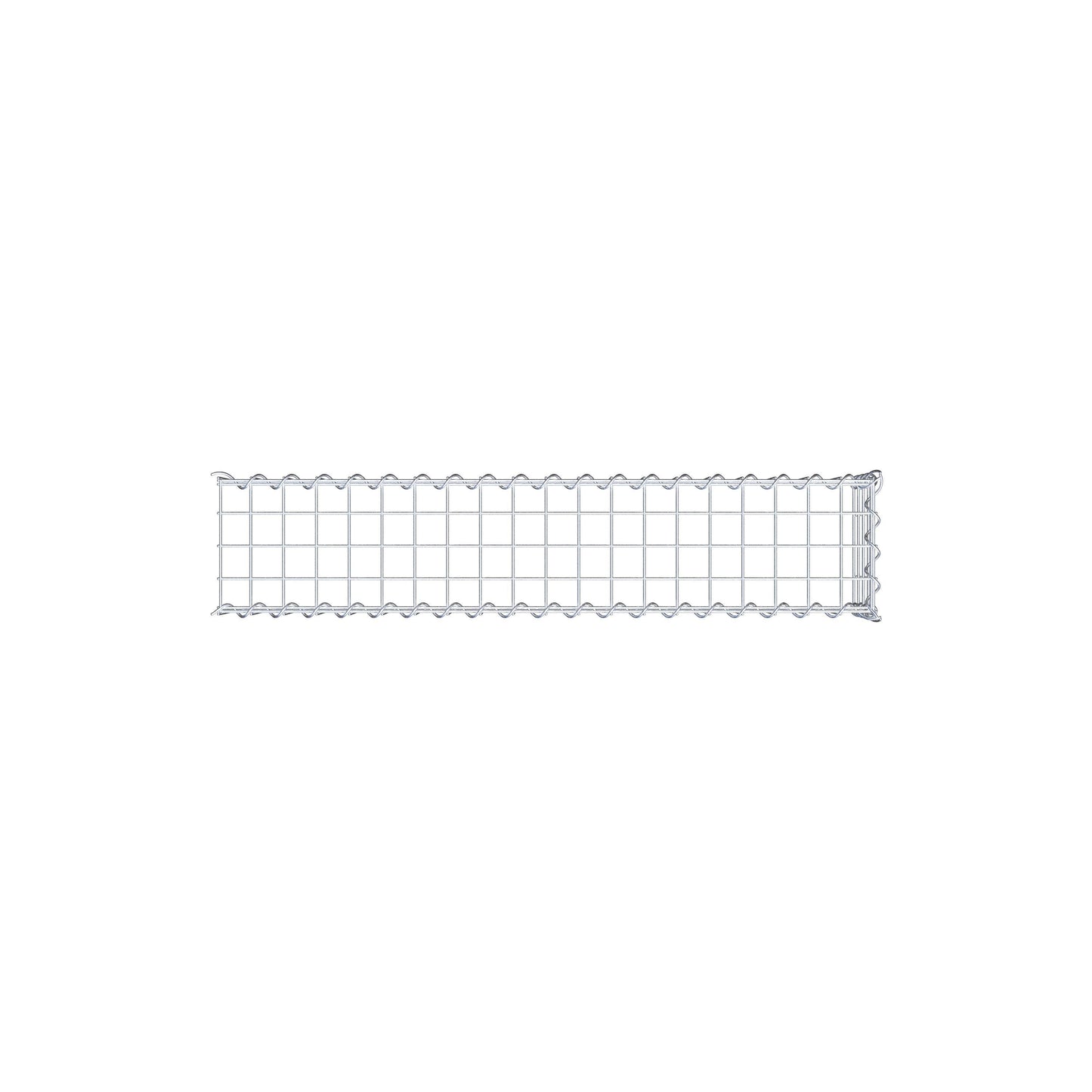 Grown-on gabion type 4 100 cm x 20 cm x 20 cm (L x H x D), mesh size 5 cm x 5 cm, spiral