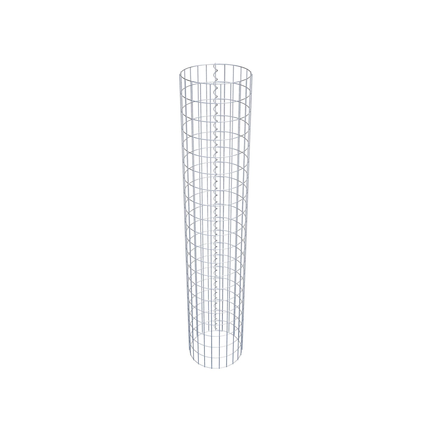 Gabionpelare rund 37 cm diameter, 200 cm höjd, maskstorlek 5 cm x 10 cm