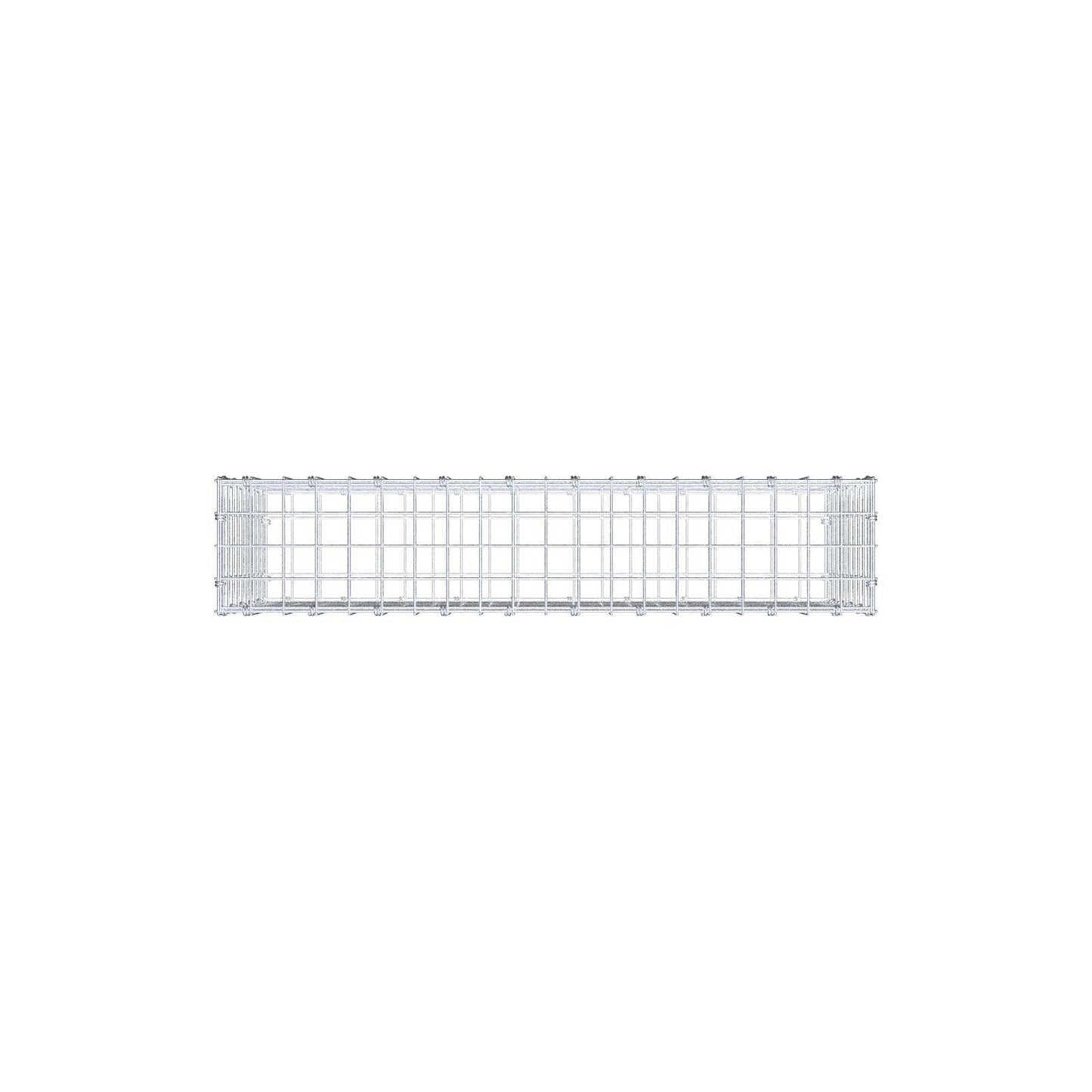 Schanskorf 100 cm x 50 cm x 20 cm (L x H x D), maaswijdte 5 x 5 cm, spiraalring