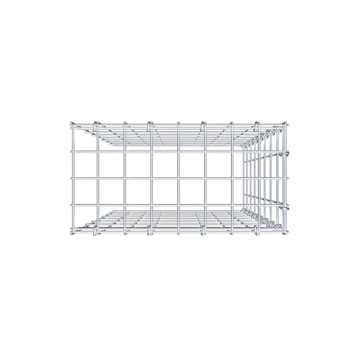 Pila adicional tipo 4 80 cm x 40 cm x 20 cm (L x A x P), malla 5 cm x 10 cm, anillo en C