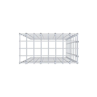 Pila adicional tipo 4 80 cm x 40 cm x 20 cm (L x A x P), malla 5 cm x 10 cm, anillo en C