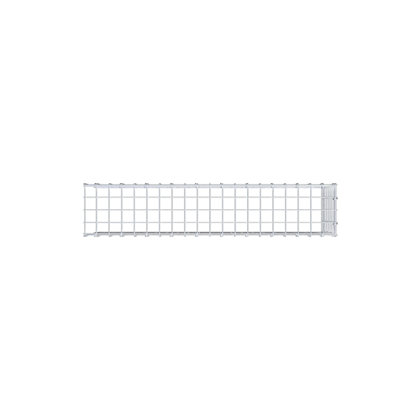 Fourche rapportée type 4 100 cm x 40 cm x 20 cm (L x H x P), mailles 5 cm x 5 cm, anneau C