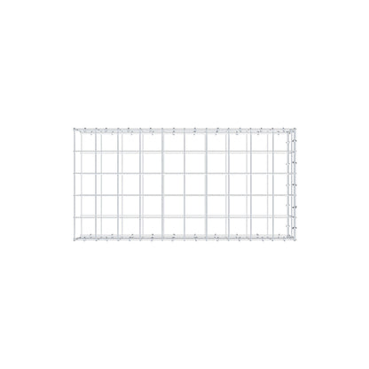Type 2 oplegkorf 100 cm x 20 cm x 50 cm (L x H x D), maaswijdte 10 cm x 10 cm, C-ring