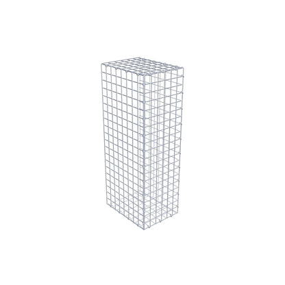 Gavión acoplable tipo 2 100 cm x 40 cm x 30 cm (L x A x P), malla 5 cm x 5 cm, anillo en C